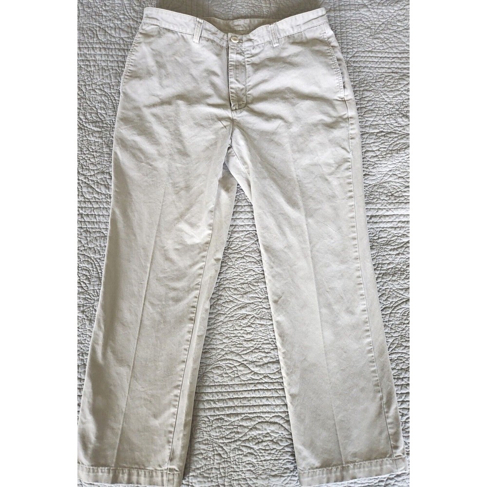 Vineyard Vines Mens Club 100% Cotton Chino Pants 36x30 Beige Tan Khaki